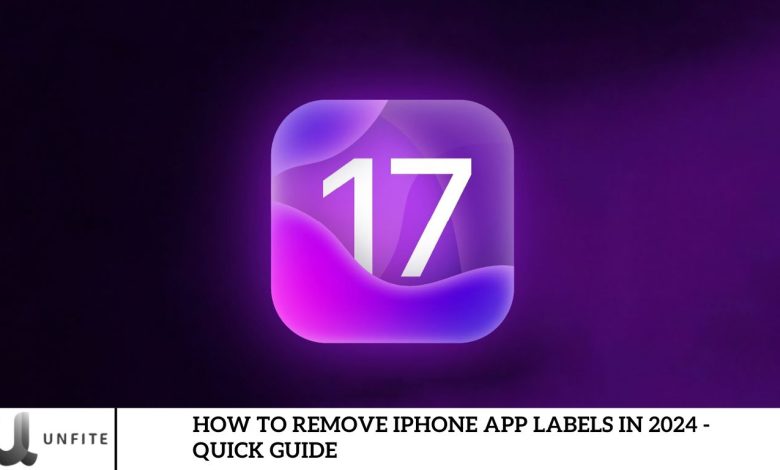 How to Remove iPhone App Labels in 2024 - Quick Guide