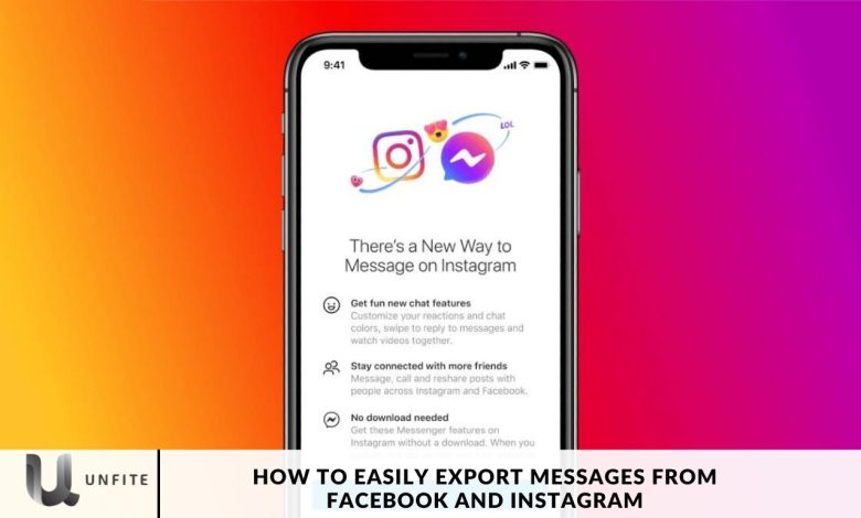 How to Easily Export Messages from Facebook and Instagram