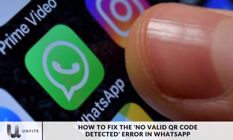 How to Fix the 'No Valid QR Code Detected' Error in WhatsApp