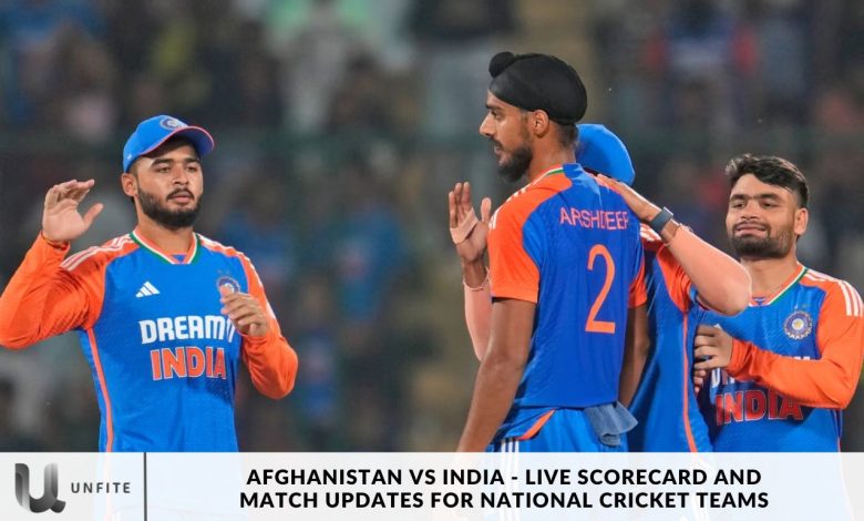 Afghanistan vs India - Live Scorecard and Match Updates for National Cricket Teams