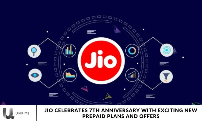 Jio Celebrates 7th Anniversary with Exciting New Prepaid Plans and Offers