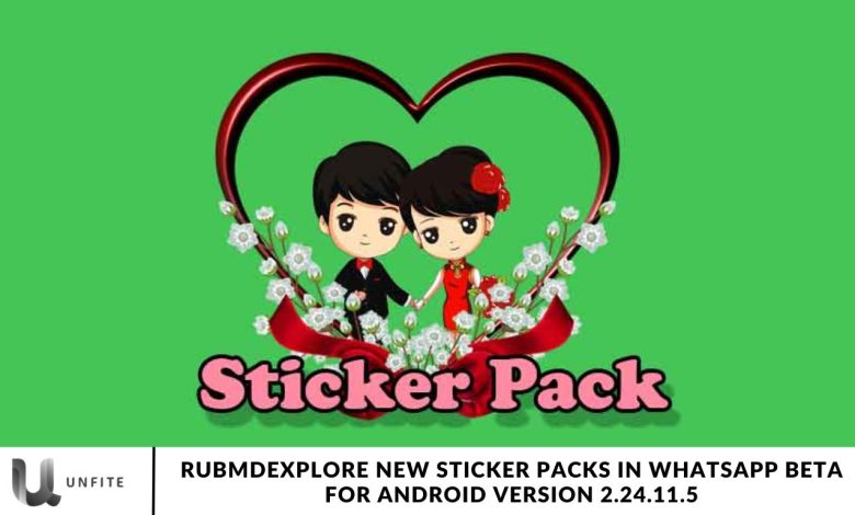 RubMDExplore New Sticker Packs in WhatsApp Beta for Android Version 2.24.11.5