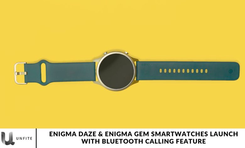 Enigma Daze & Enigma Gem Smartwatches Launch with Bluetooth Calling Feature