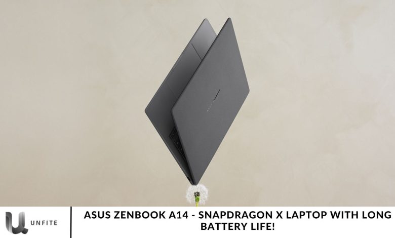 ASUS ZenBook A14 - Snapdragon X Laptop with Long Battery Life!