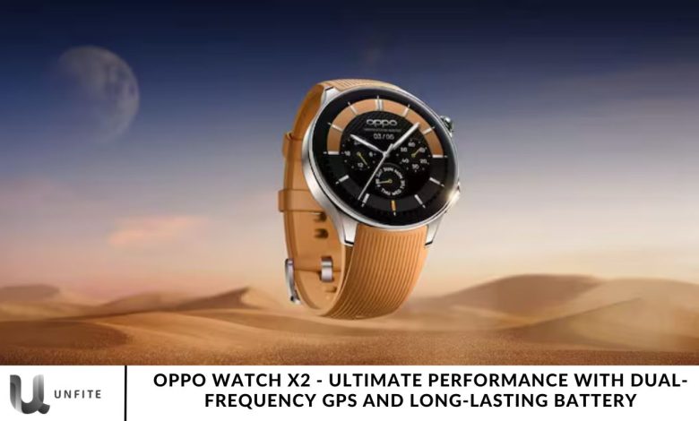 Oppo Watch X2 - Ultimate Performance with Dual-Frequency GPS and Long-Lasting Battery