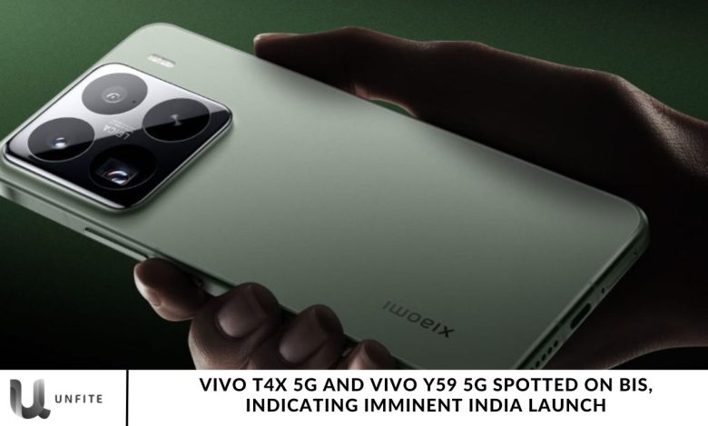 Vivo T4x 5G and Vivo Y59 5G Spotted on BIS, Indicating Imminent India Launch