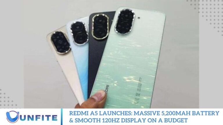 Redmi A5 Launches: Massive 5,200mAh Battery & Smooth 120Hz Display on a Budget