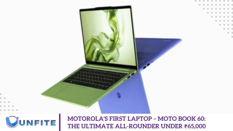 Motorola's First Laptop – Moto Book 60: The Ultimate All-Rounder Under ₹65,000