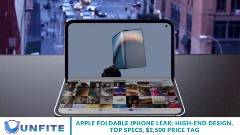 Apple Foldable iPhone Leak: High-End Design, Top Specs, $2,500 Price Tag